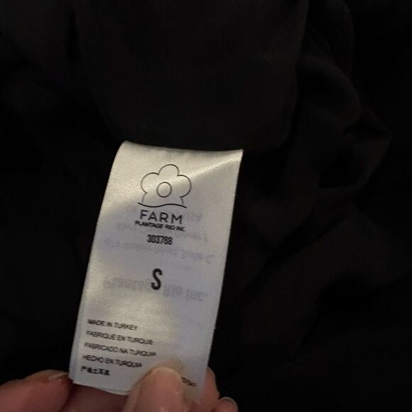 Farm Rio Macaw Forest Cotton Blend Puff Sleeve Round Neck Belted Mini Dress - Picture 8 of 11